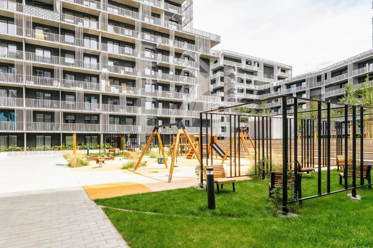 Mieszkanie Z Mini Ogrodkiem Hamak Brazylijski Warschau Exterior foto